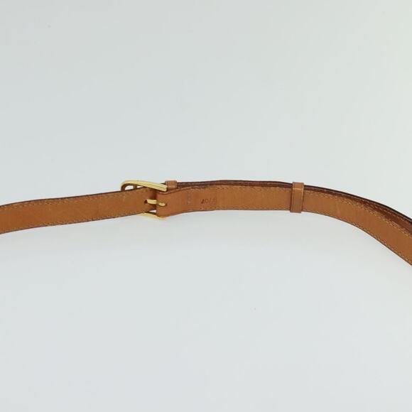 CELINE Macadam Canvas Shoulder Bag Pvc Leather Brown Gold - Picture 8 of 13